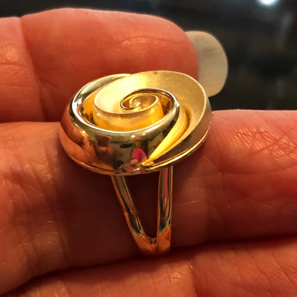 TECHNIBOND RING TWO TONED SPIRAL - Picture 4 of 5